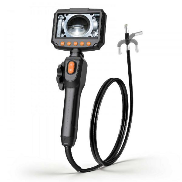 VEVOR Drehbare Endoskopkamera, Zwei-Wege Kopf, IP67, 4,3" Display, 1,5 m Kabel, 2600mAh Akku, 8 mm Kamera für Auto Haus, ZXKQXNKJ15MDIDQ1C001V9