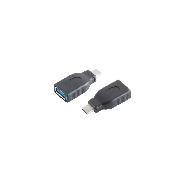 shiverpeaks BASIC-S, Adapter, USB 3.1 C Stecker auf USB 3.0 A Buchse, BS13-30008