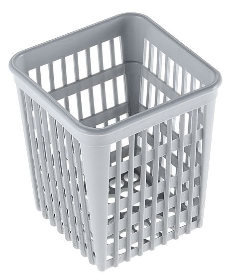 ZANUSSI Eckiger Korb für Besteck, B x T x H in mm: 113 x 113 x 89, 406867049
