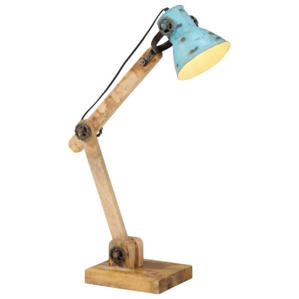 vidaXL Schreibtischlampe 25 W Blau 23x18x96 cm E27, 371840
