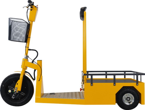 efatec Elektrischer Dreiradroller mit Ladefläche 60x60cm Jumper XL, 7002383