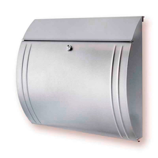STEIN HGS Briefkasten Modena, silber, silber, 360 mm, 83688.0002
