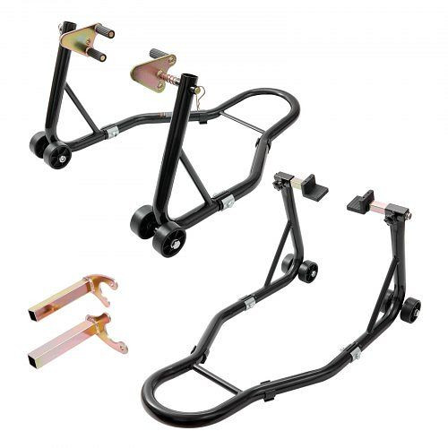 VEVOR Motorrad Ständer Montageständer 390kg Motorradständer Set Vorn, VE: 2 Stück, YBSJZJTZXCXCS7LU8V0