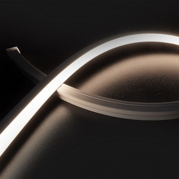 ISOLED LED NEON940 Flexband B13H13, 24V DC, 12W, IP67, 4000K, 5m Rolle, 140 LED/m, mit Montageclips, 116185