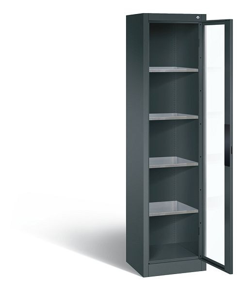 C+P Werkzeugschrank Acurado, H1950xB502xT400mm, Farbe: Anthrazitgrau, Muldengriff, 8900-055 S10043
