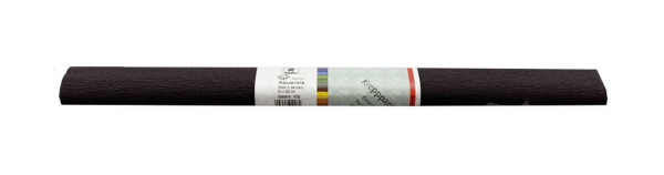 Werola Krepppapier AQUAROLA - 50 x 250 cm, schwarz, VE: 2,5 m, 82061-4695