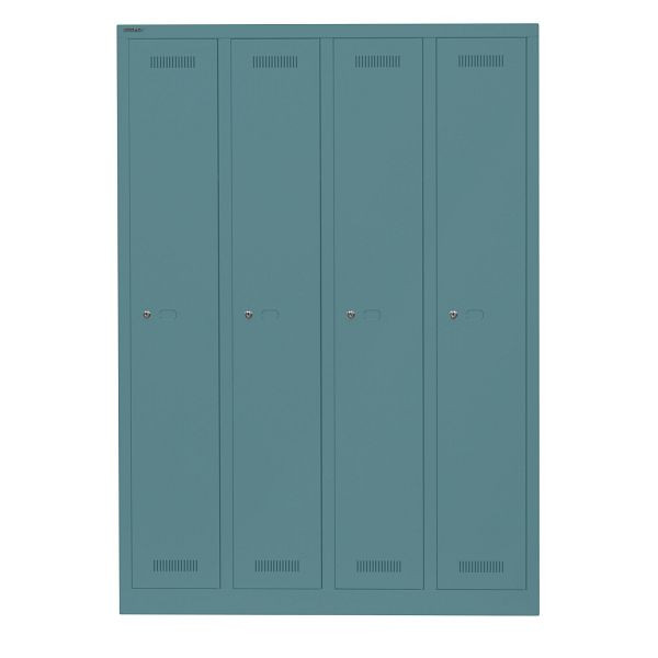 Bisley Garderobenschrank Monobloc™, 4 Abteile je 1 Fach, 674 doulton, ML11Q1674