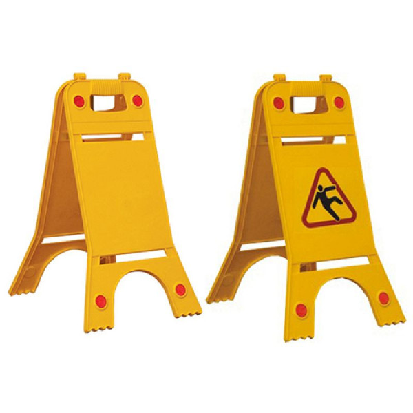 Stein HGS Warnaufsteller mit Reflektoren, 245 x 620mm, Rutschgefahrzeichen, 14595