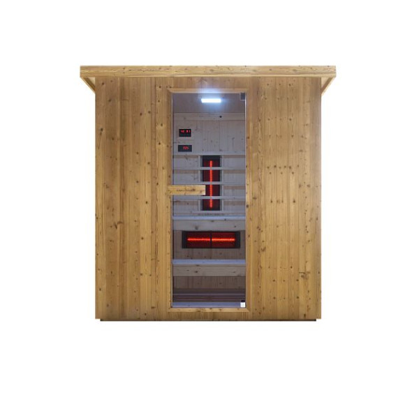 Sanotechnik LAHTI Außensauna Infra & Sauna für 4-6 Personen 198x181,5x202,2 cm, F30200