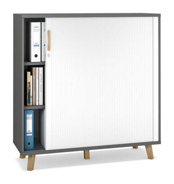 Deskin Rollladenschrank SMART MODUL, Anthrazit, 1200 x 420 x 1245 mm, 332813