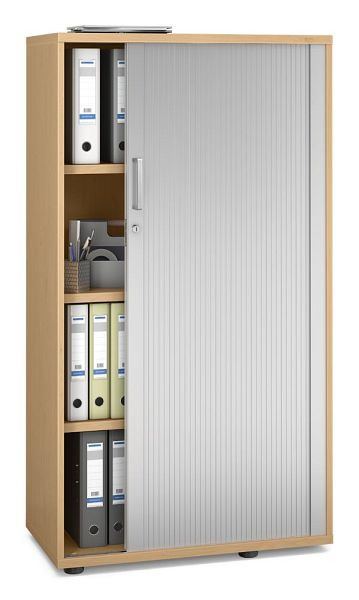 Deskin Rollladenschrank MULTI MODUL-PRO, Buchedekor, B 800 x H 1500 x T 420 mm, 352310