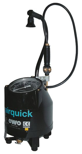 ELMAG Tragbares Tankstellenreifenfüllgerät, airquick 160/6', Tank 6 L Ø 160mm Manometer 'geeicht', 41020