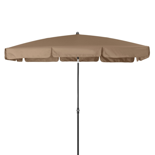 doppler GS SUNLINE NEO WATERPROOF ca. 225x120/4tlg. Design 846 greige, Sonnenschirm mit Tragetasche, 462593846