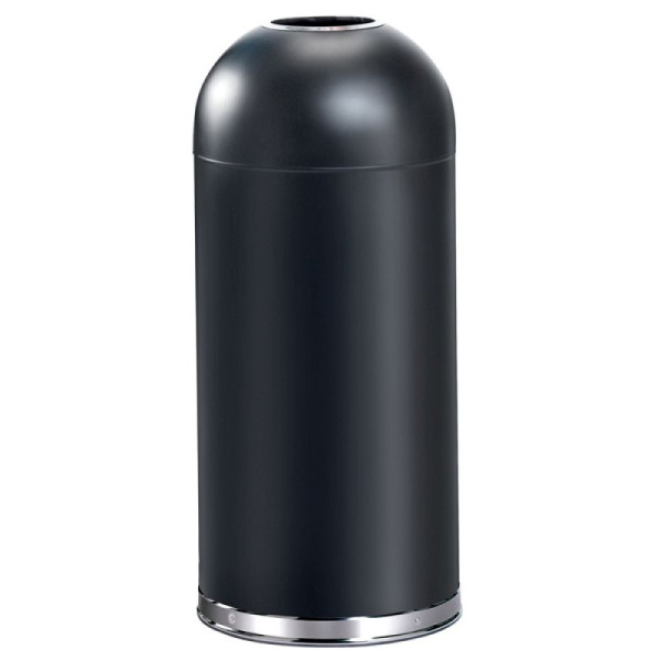 STEIN HGS Abfalleimer Open Top, schwarz, Stahl, 83551.0001