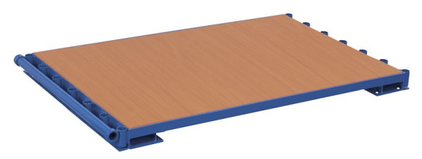 VARIOfit Plattenständer ohne Bügel, Ladefläche: 1.200 x 800 mm, RAL 5010 enzianblau, zu-1286