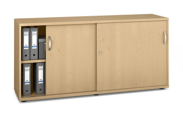 Deskin Schiebetürenschrank MULTI MODUL-PRO, Buchedekor, B 1600 x H 780 x T 420 mm, 352230