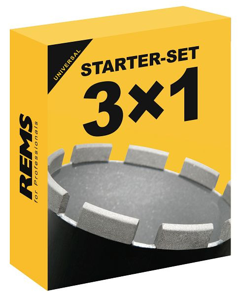 REMS Universal-Diamant-Kernbohrkrone UDKB Set 62-82-132, 181101 R