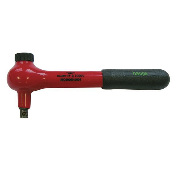 Haupa VDE-Umschaltknarre 1/4", 1000 V, 110810, 4011923455804