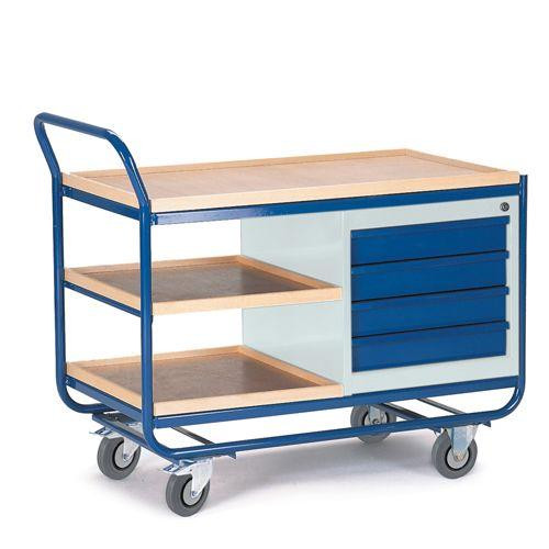 Rollcart Montagewagen mit Schubladenschrank (1170x600), Tragkraft: 300 kg, 07-4336