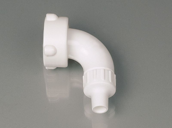 Bürkle Schlauch-Winkel mit Überwurfmutter, weiß, NW: 15 mm, 8548-0020