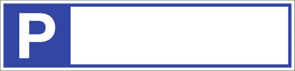 Moedel Parkplatzreservierer - zur Selbstbeschriftung, Aluminium, 460x110 mm, 57035