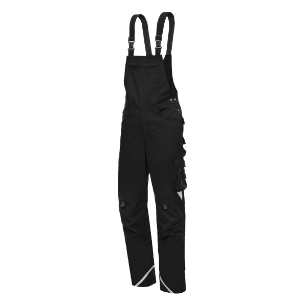 NITRAS MOTION TEX PLUS, Latzhose, Größe: 26, Farbe: schwarz, VE: 10 Stück, 7620-26