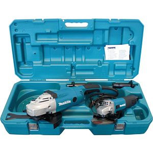 Makita Winkelschleiferset (GA9020R + 9558NBR im Koffer), DK0052G