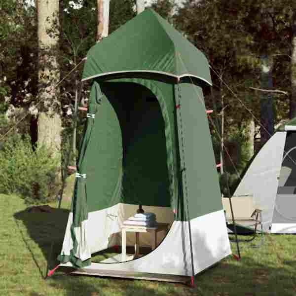 vidaXL WC-Zelt Grün Wasserdicht, Polyester, 94424, 8721012208926
