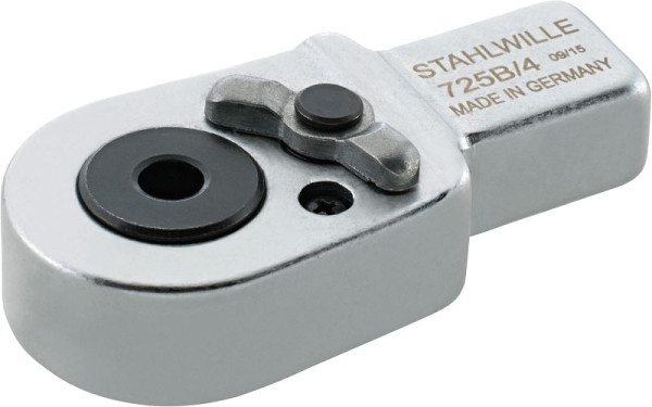 STAHLWILLE Bit-Einsteckknarre Nr.725B Größe 4 Innensechskant 1/4 " Werkzeugaufnahme 9x12 mm, 58255004
