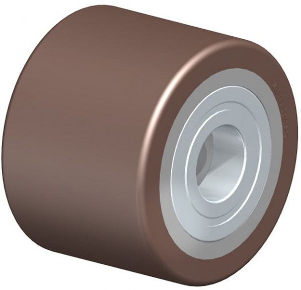 Blickle HB 82x60/25-60K Rad aus Blickle Besthane®, Braun, 755675