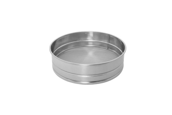 Schneider Mehl- und Zuckersieb aus Edelstahl, Ø 220 mm, Höhe: 55 mm, Maschenweite 0,6mm, 199211