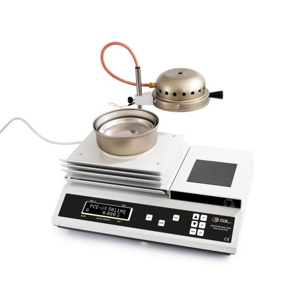 PCE Instruments Feuchtebestimmerwaage, Heiztemperatur 600°C, GLP-Datenverwaltung, PCE-UX 3011HQ