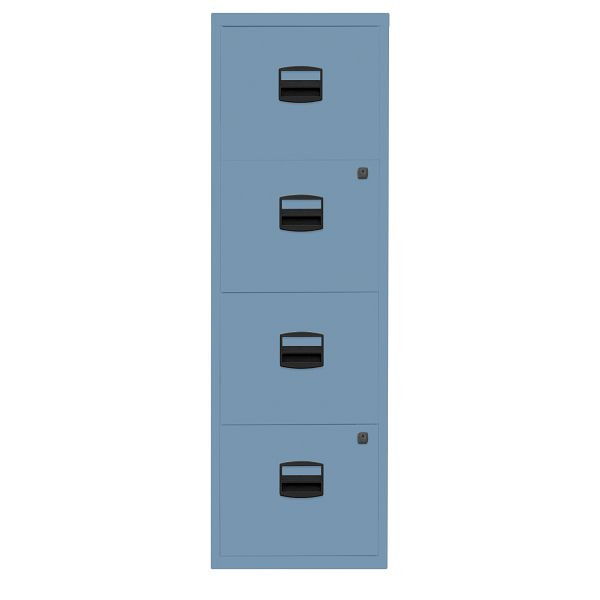 Bisley Home Hängeregistraturschrank PFA, 4 HR-Schubladen, 605 blau, PFA4F605