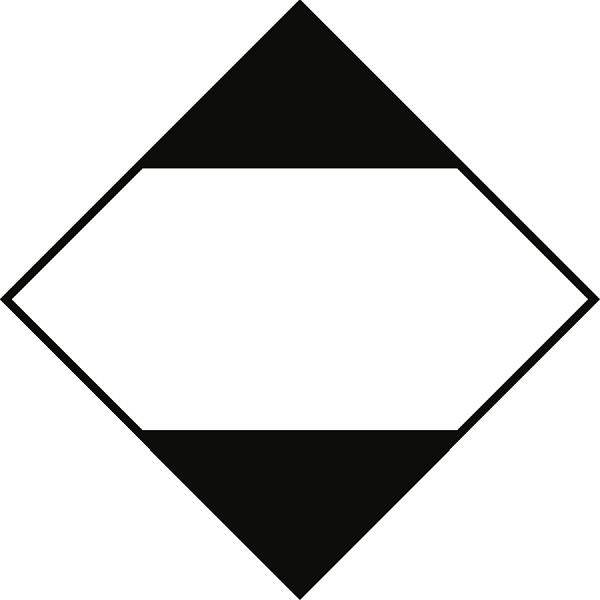 Moedel Gefahrzettel "begrenzte Mengen", Folie, 100x100 mm, 66144