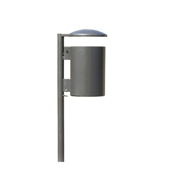 Stein HGS Abfallbehälter -Delion-, RAL 6009 tannengrün, verzinkt und beschichtet, 25305