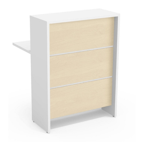 Deskin Thekenelement ELINUS, Ahorndekor, B 800 x T 780 x H 1085 mm, 257923