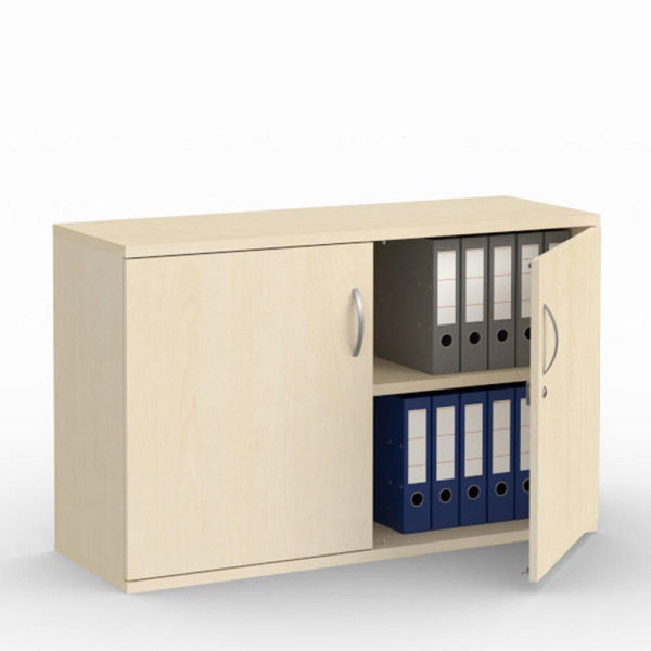 Deskin Flügeltürenschränke MULTI M pro, Ahorndekor, B 1200 x H 780 x T 420 mm, 278066