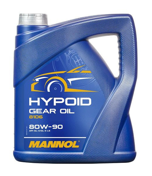 MANNOL Getriebeöl 8106 Hypoid 80W-90 GL-5 LS, VE: 4 l, MN8106-4