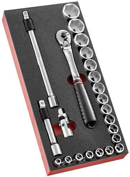 Facom Modul - Steckschlüssel 1/2", 23-teilig, MODM.SL171-36