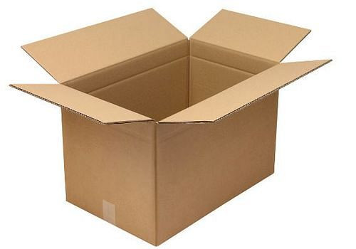 TransPak Wellpapp-Faltkarton 2-wellig, Innenmaß 575 x 370 x 370 mm, Qualität 2.30BC, VE: 10 Stück, 299370