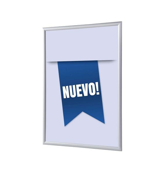 Showdown Displays Klapprahmen A4 Komplettset Neu Blau Spanisch, KRA4G25LPPI443