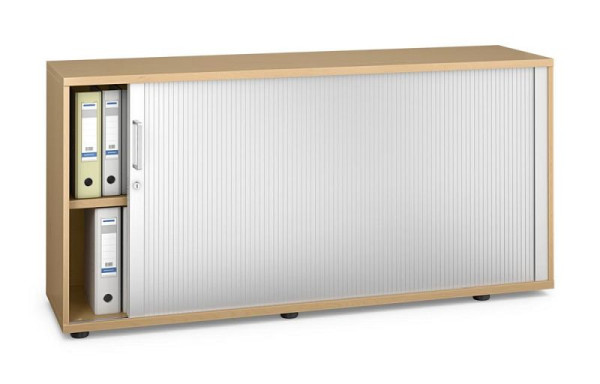 Deskin Rollladenschrank MULTI MODUL-PRO, Buchedekor, B 1600 x H 780 x T 420 mm, 352359