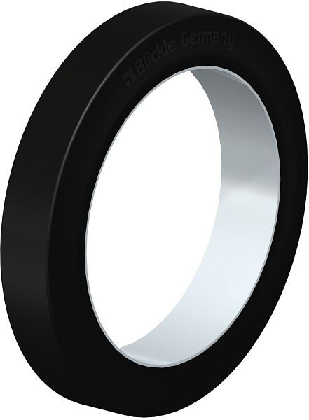 Blickle BEV 560x100/410-ZST Bandage / Reifen aus Elastik-Vollgummi, Schwarz, 547935