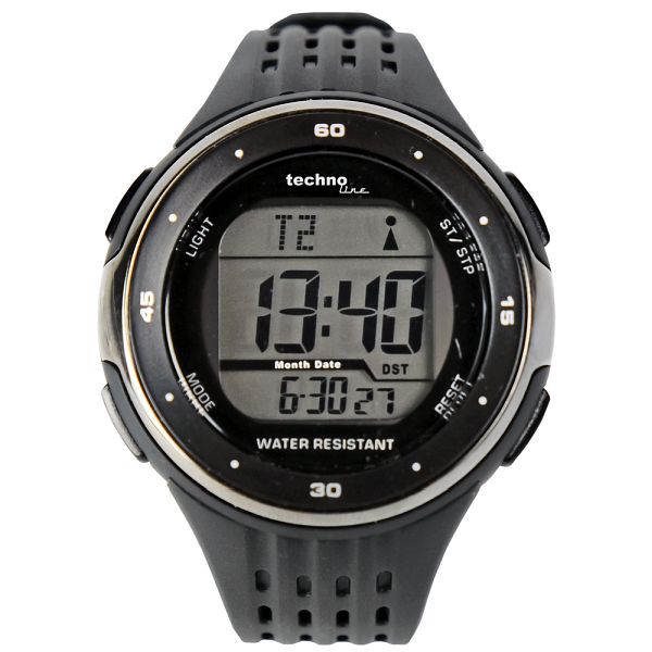 Technoline Armbanduhr, Funkuhr (2 Uhrzeiten einstellbar), WT 947