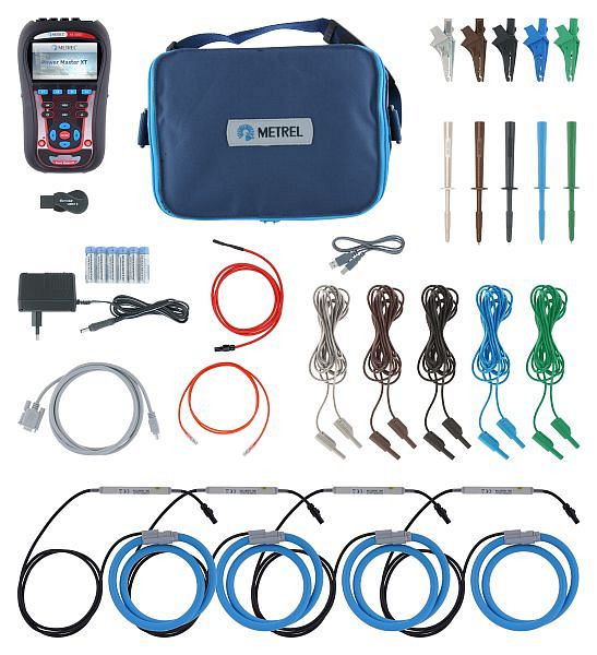 Metrel Dreiphasen-Netzqualitätsanalysator PowerMasterXT - Euro Set, MI 2893 EU, 20993206