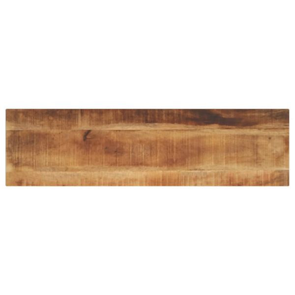vidaXL Tischplatte 100x40x3,8 cm Rechteckig Raues Massivholz Mango, 371385