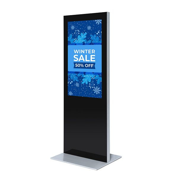 Showdown Displays Digitale Infostele Slim 50" Gehäuse, DISTOTEM50F