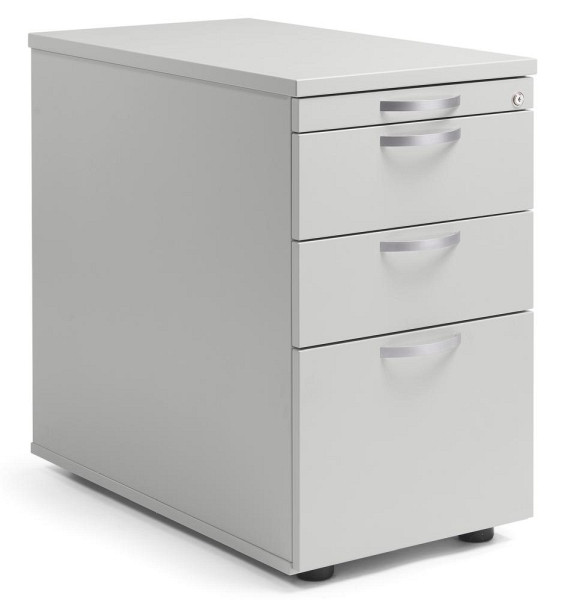 Deskin Standcontainer Multi M pro, Dekor lichtgrau, B 435 x H 720 x T 800 mm, 2 Schübe, 294416