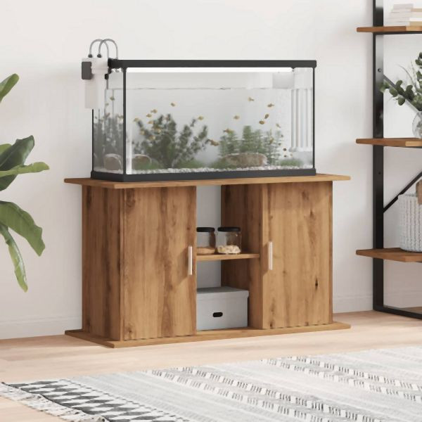vidaXL Aquariumständer Artisan-Eiche 101x41x58 cm Holzwerkstoff, 857281