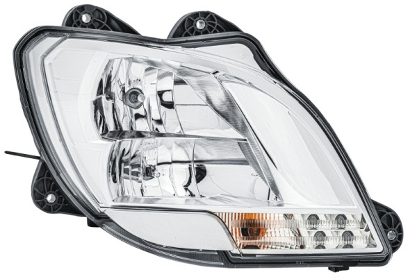 HELLA Halogen/FF-Hauptscheinwerfer, für u.a. DAF CF FA 370, ECE, für Linksverkehr, rechts, 1LD 010 116-601
